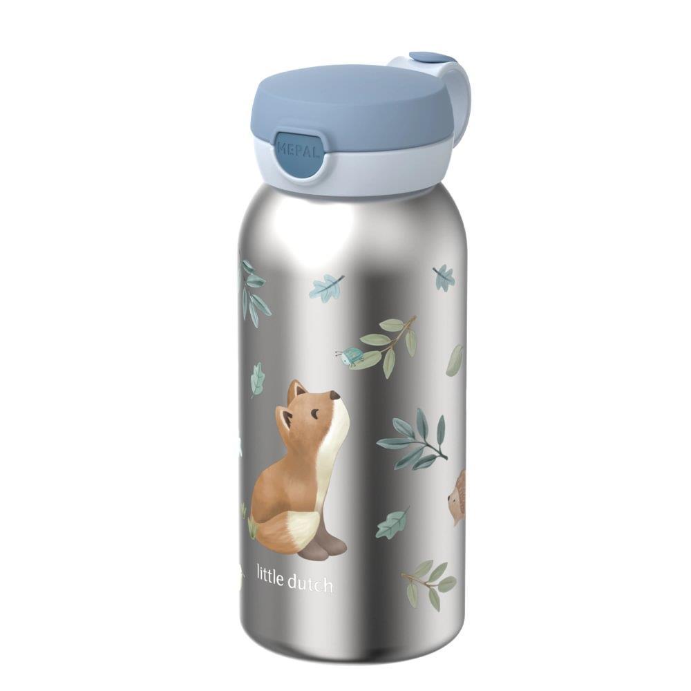 Garrafa em Inox com Tampa Flip Mepal x Little Dutch Forest Friends 600ml