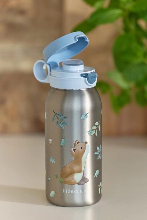Garrafa em Inox com Tampa Flip Mepal x Little Dutch Forest Friends 600ml