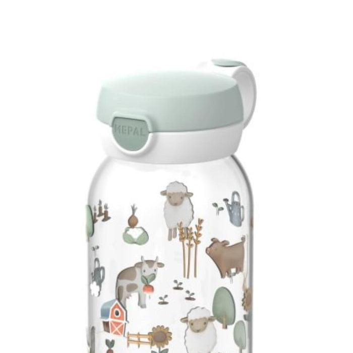 Garrafa com Tampa Flip Mepal x Little Dutch Little Farm 600ml