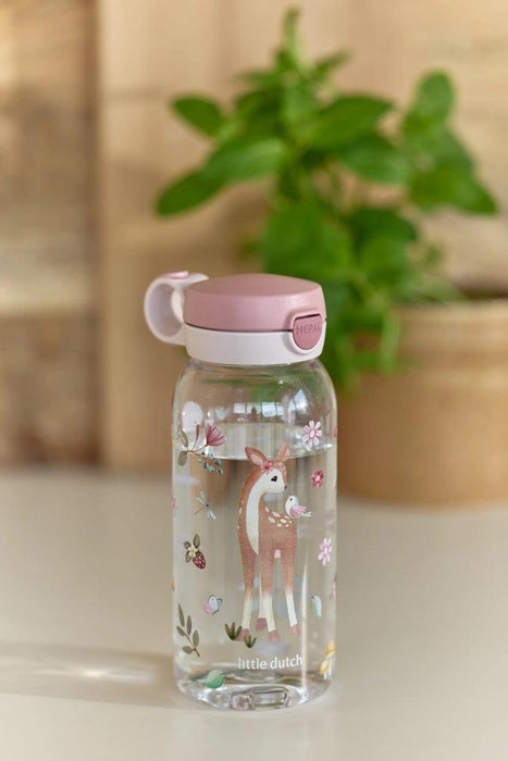 Garrafa com Tampa Flip Mepal x Little Dutch Fairy Garden 600ml