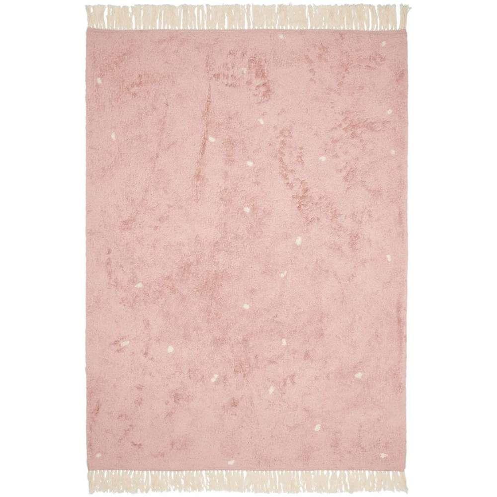 Alfombra Little Dutch Dots rosa puro 120x170 cm