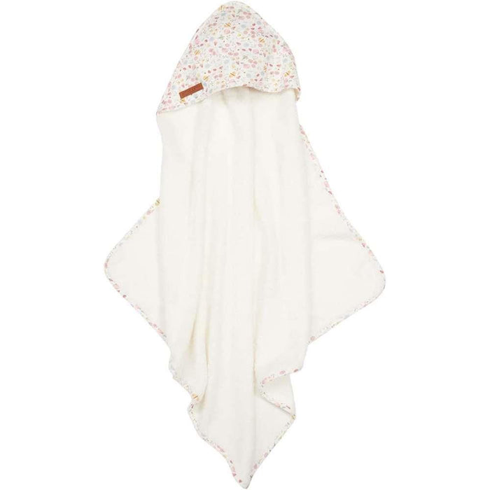 Little Dutch Flowers and Butterfly Hooded Bath Towel