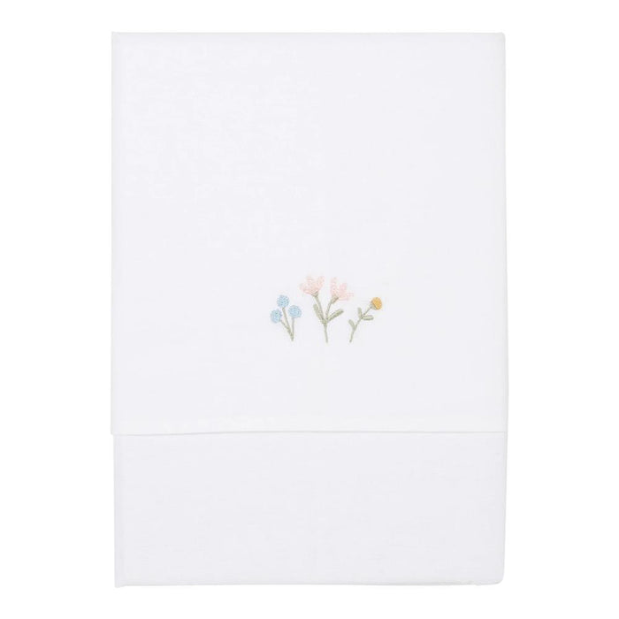 Lençol para Alcofa Little Dutch Flowers & Butterflies 70x100cm