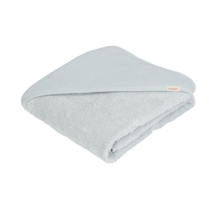 Toalha de Banho com Capuz Little Dutch Pure Soft Blue 75x75cm