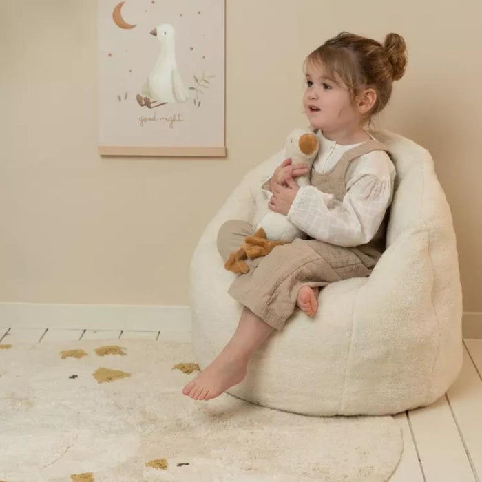 Puff Infantil Little Dutch Soft White