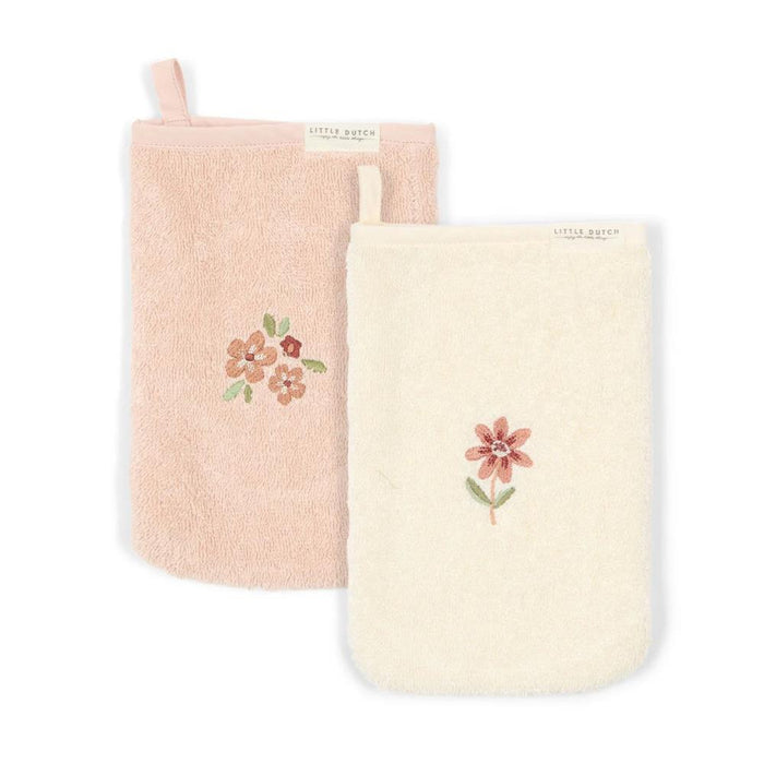 2 Luvas de Banho Little Dutch Forest Friends Pink