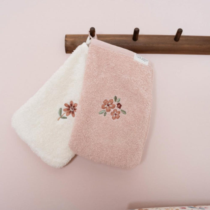 2 Luvas de Banho Little Dutch Forest Friends Pink