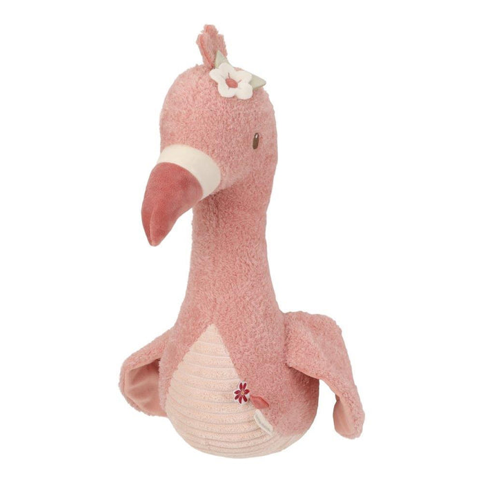 Peluche para Decoração de Parede Little Dutch Flamingo Safari Friends