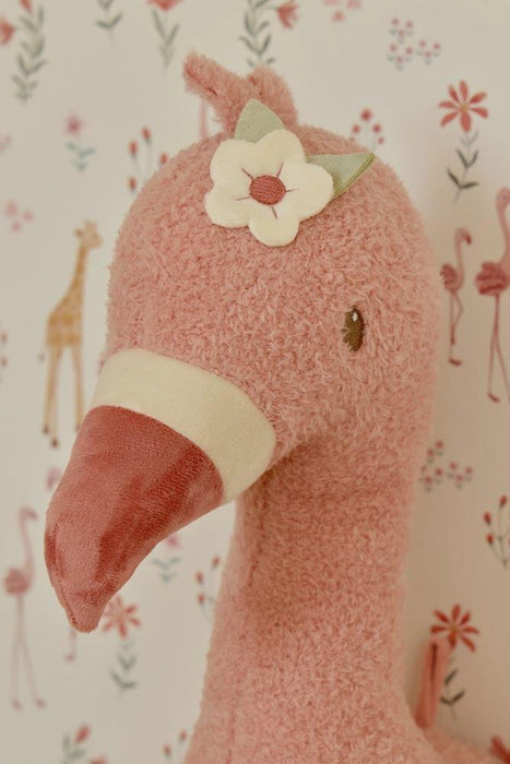 Peluche para Decoração de Parede Little Dutch Flamingo Safari Friends