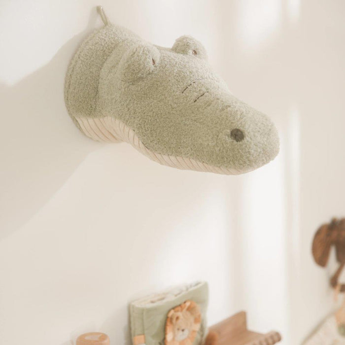 Peluche para Decoração de Parede Little Dutch Safari Friends Crocodilo