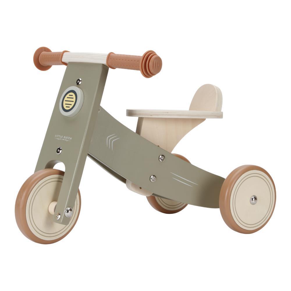 Little Dutch Olive Wooden Tricycle