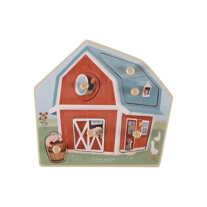 Little Farm Wooden Fitting Puzzle 6 Pieces