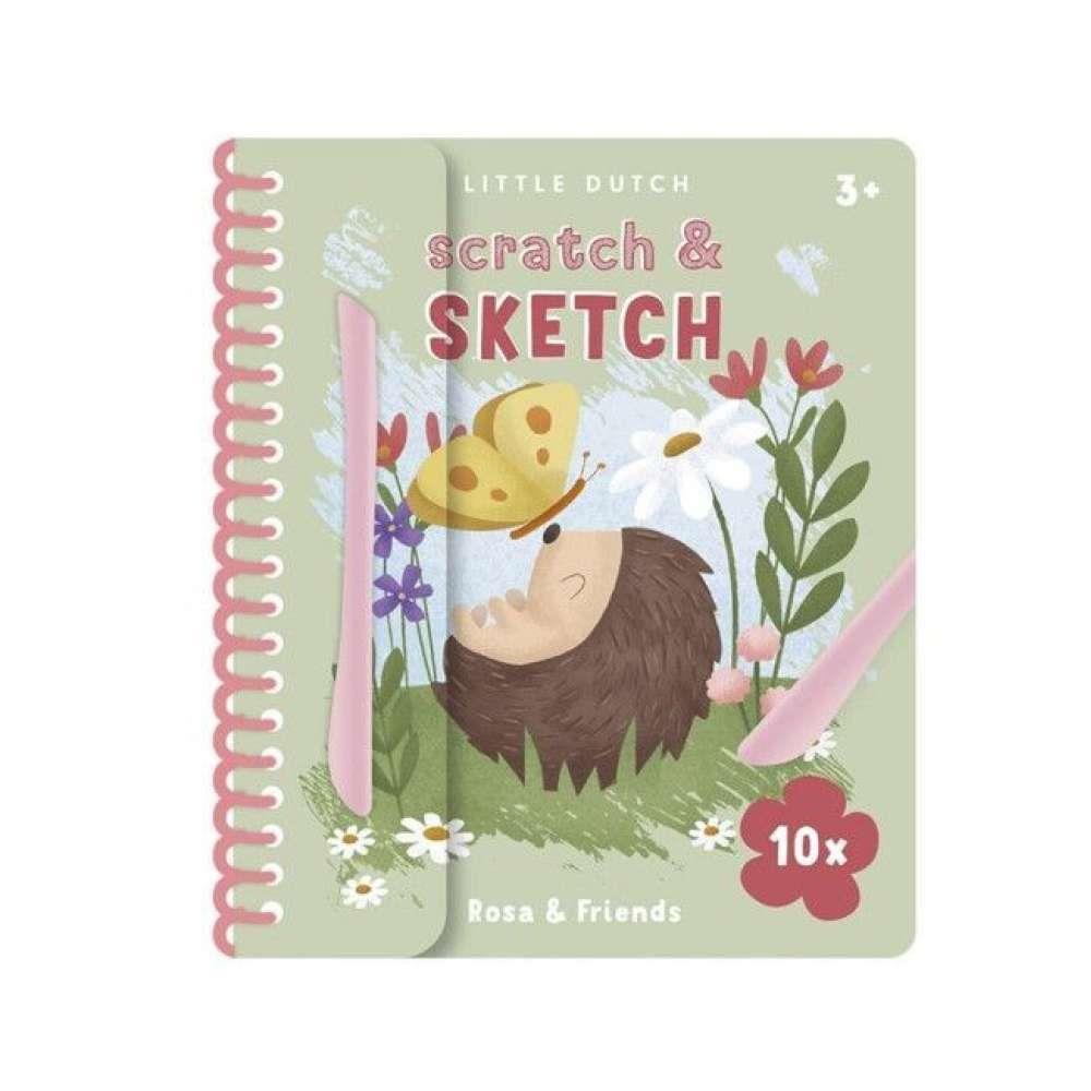 Scratch &amp; Sketch Book Rosa &amp; Friends