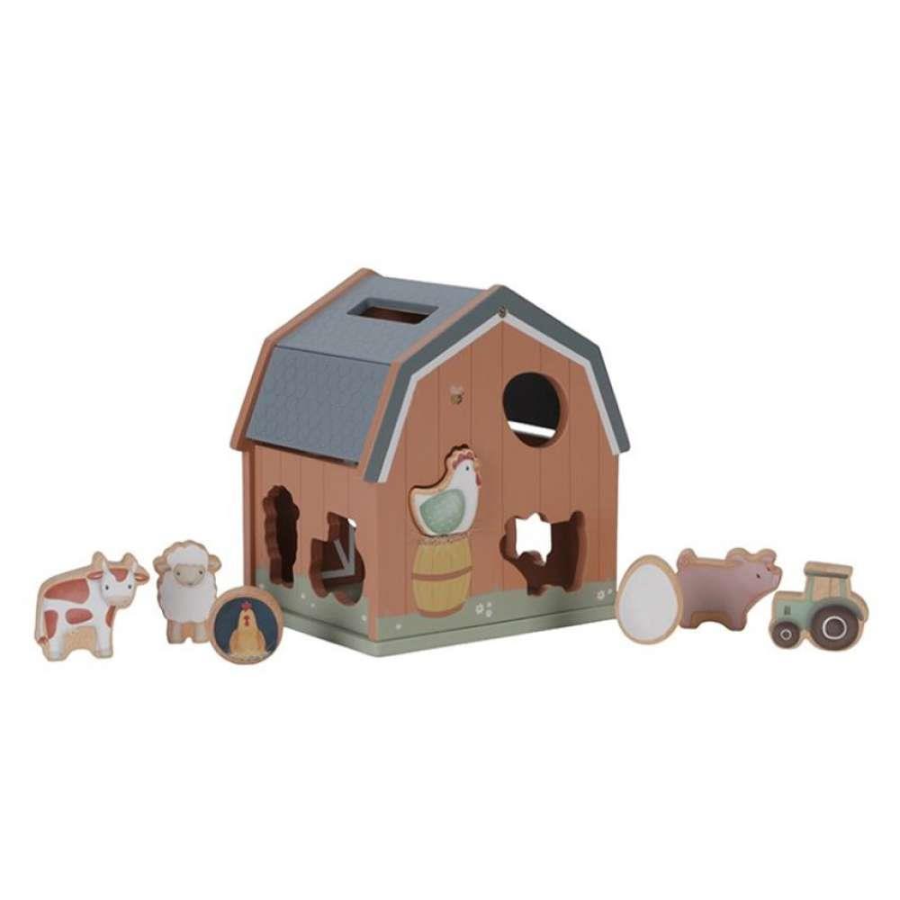 Estábulo de Encaixe com Formas Little Farm