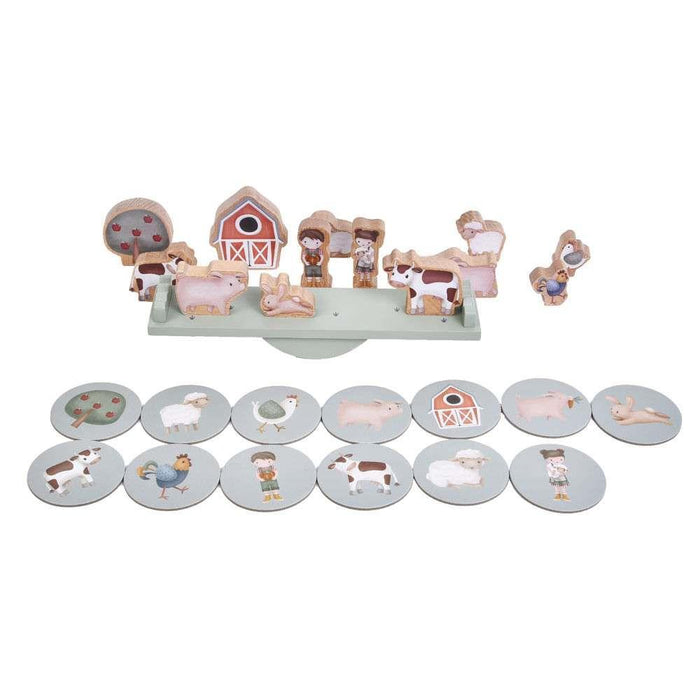 Juego de equilibrio de madera Little Farm