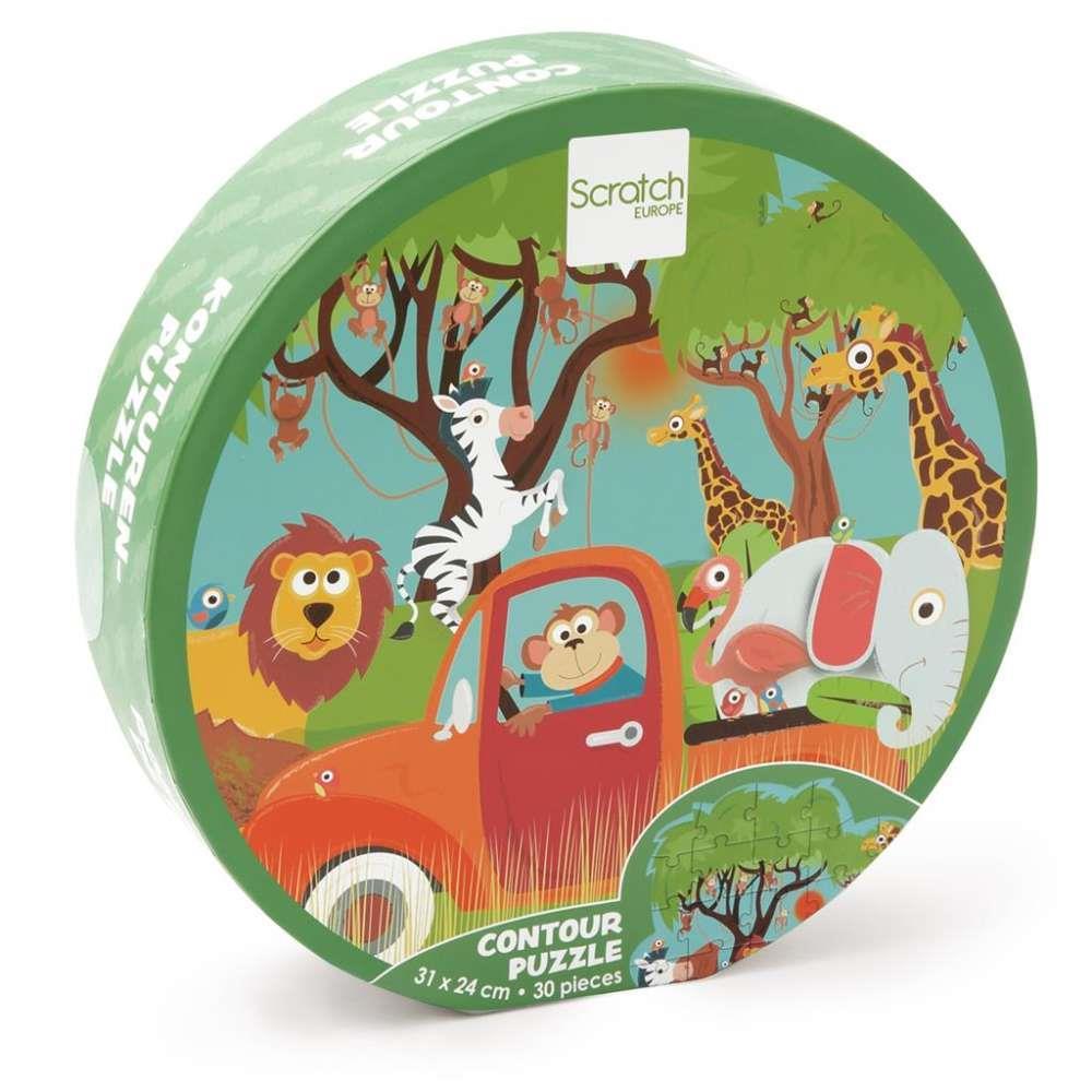 Puzzle Contour Safari 30 Pieces