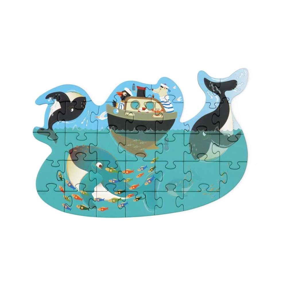 Whale Contour Puzzle 31 Pieces