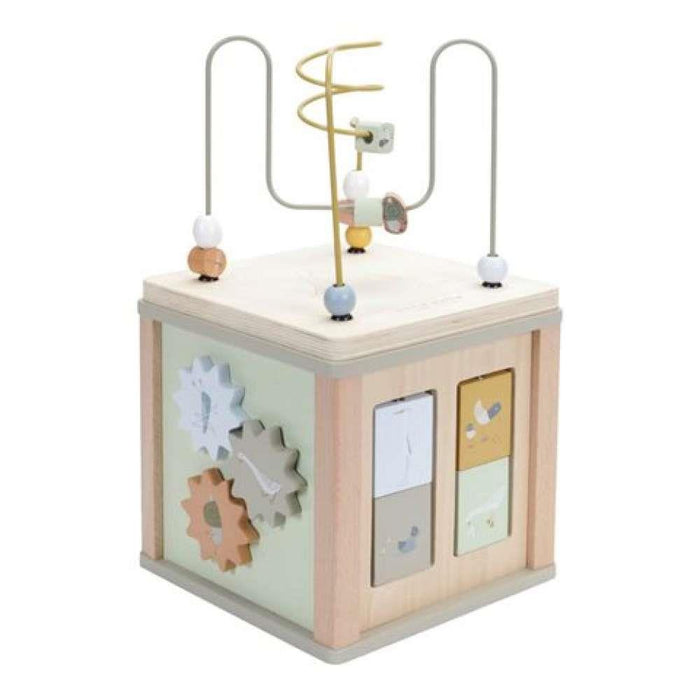 Cubo de actividades de madera Little Goose