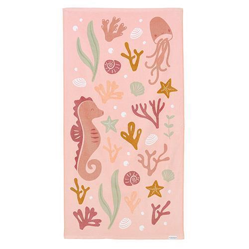 Toalla de playa rosa Little Dutch Dreams