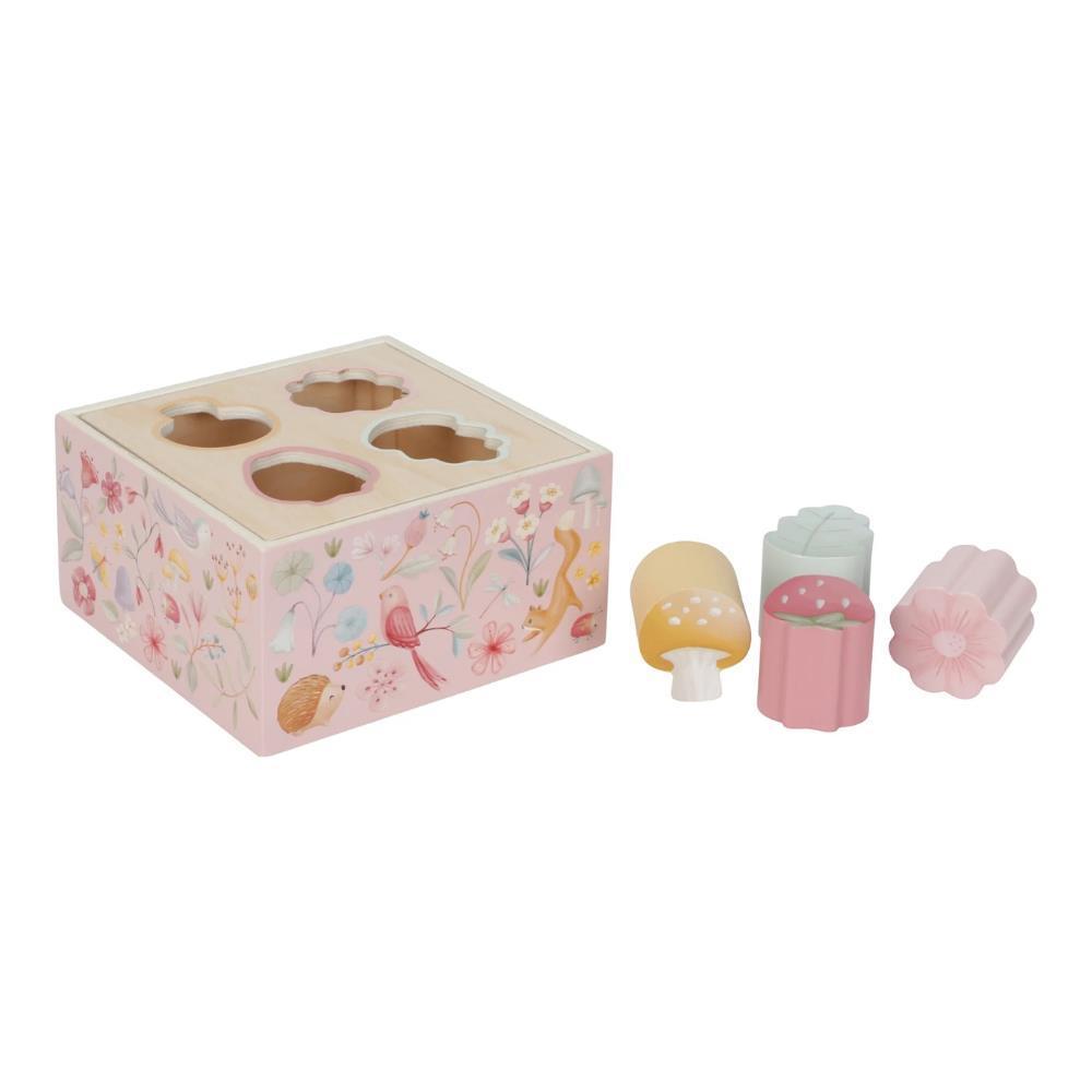 Caixa de Encaixe de Formas em Madeira Little Dutch Fairy Garden