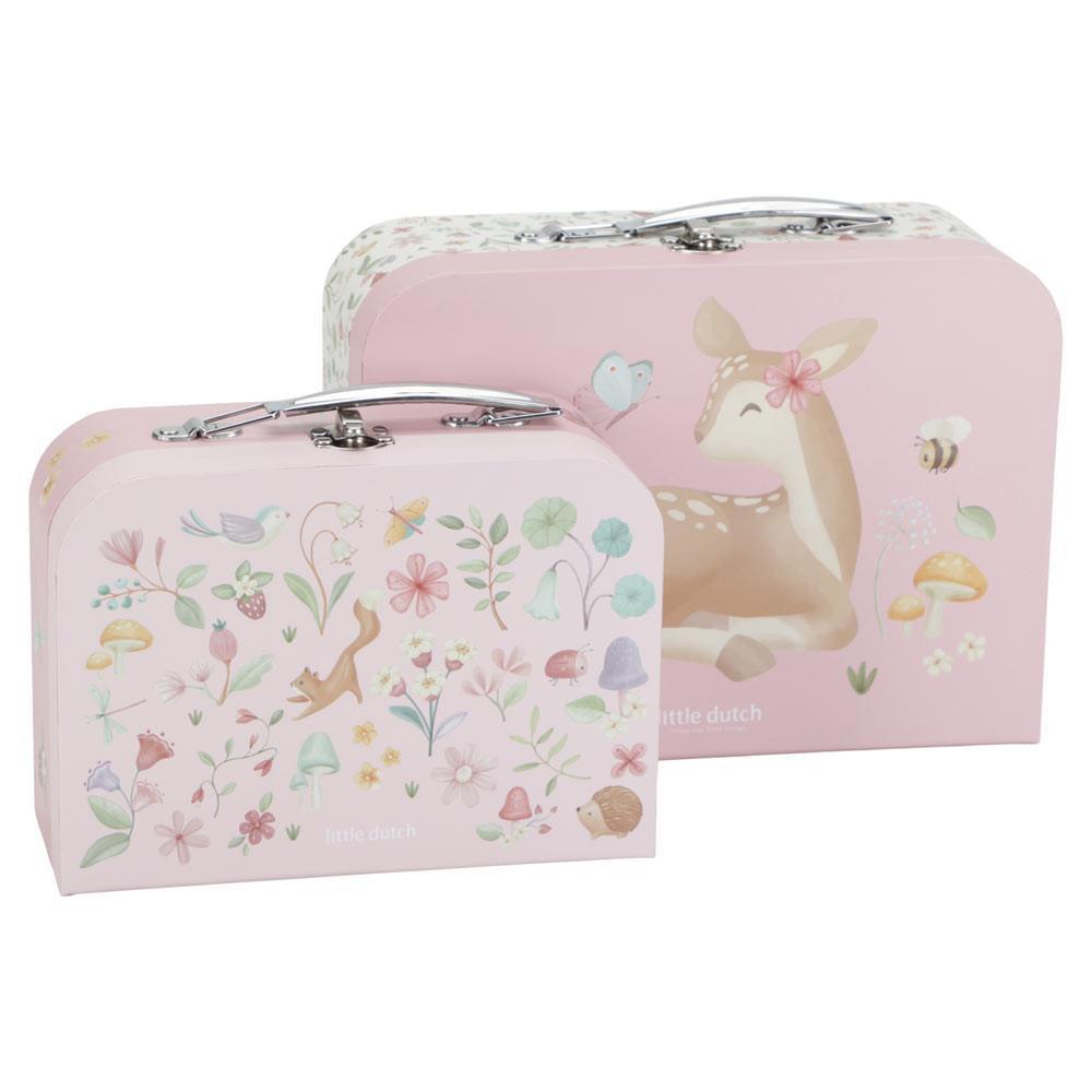 Set of 2 Fairy Garden Suitcases