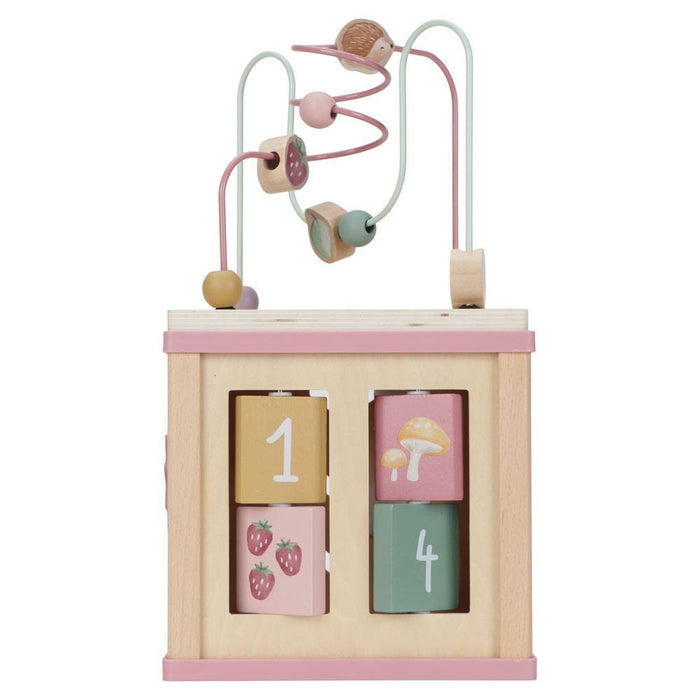 Cubo de actividades de madera Fairy Garden