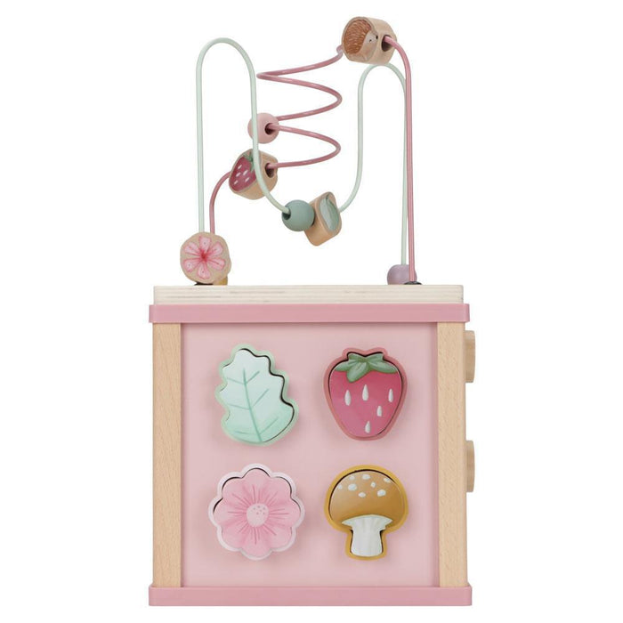 Cubo de actividades de madera Fairy Garden