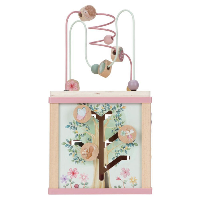 Cubo de actividades de madera Fairy Garden