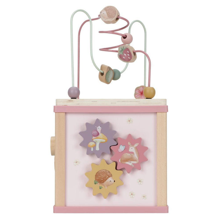 Cubo de actividades de madera Fairy Garden