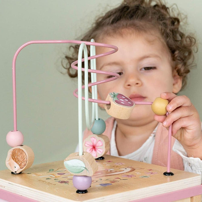 Cubo de actividades de madera Fairy Garden