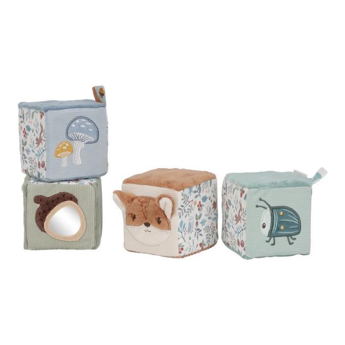 4 Forest Friends Soft Activity Cubes