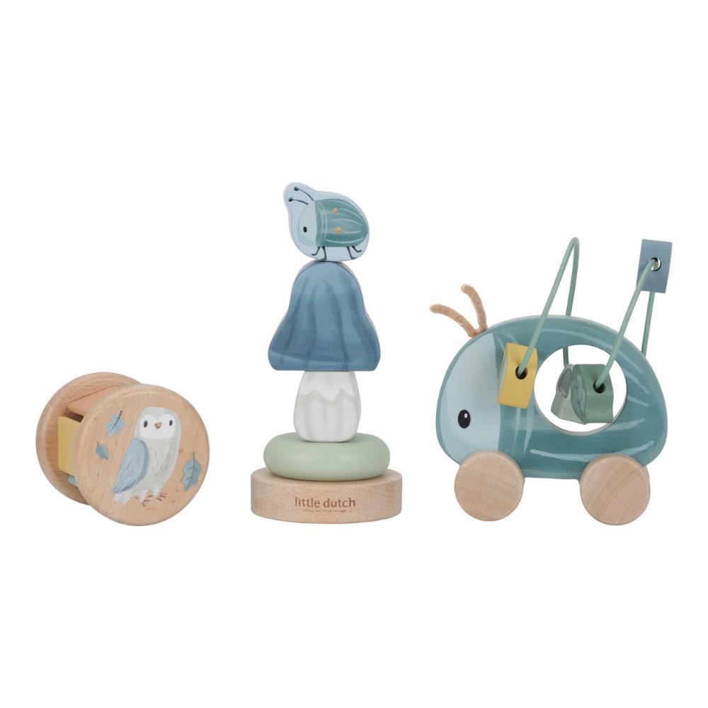 Little Dutch Forest Friends Wooden Toy Gift Box (3 pieces)