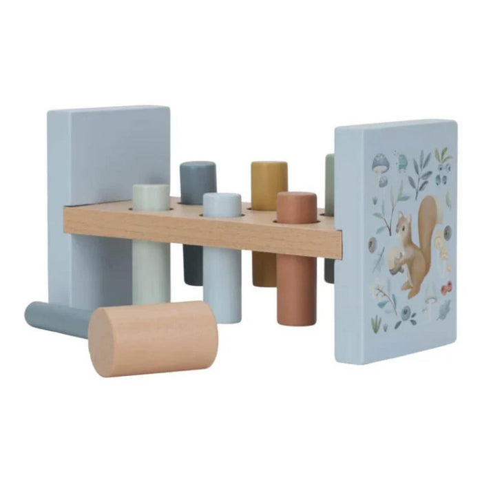 Juego de martillo de los amigos del bosque