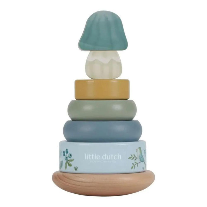Forest Friends Wooden Ring Pyramid