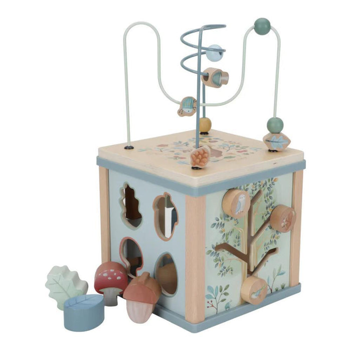 Cubo de Atividades em Madeira Little Dutch Forest Friends