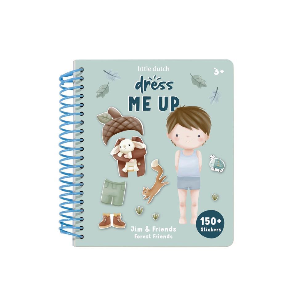Libro "Little Dutch Dress Me Up" de Jim y sus amigos: Amigos del bosque