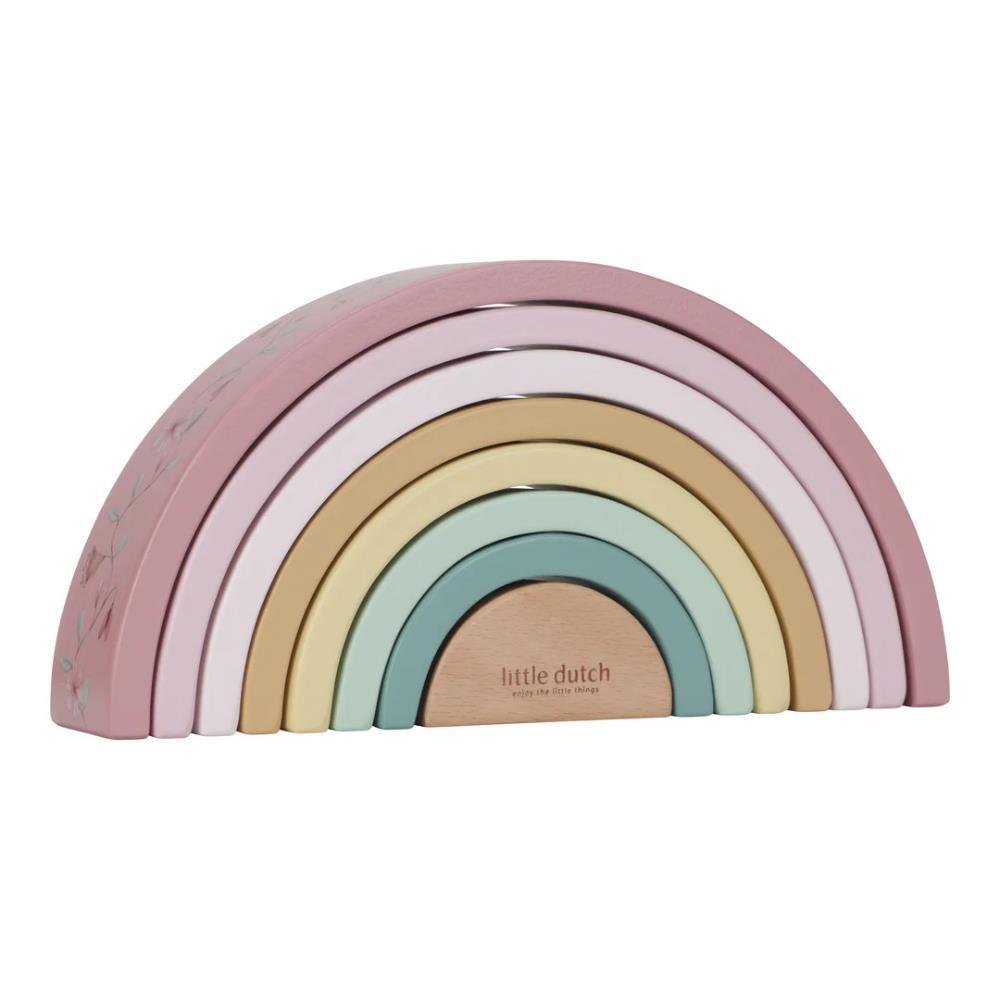 Fairy Garden Wooden Stacking Rainbow