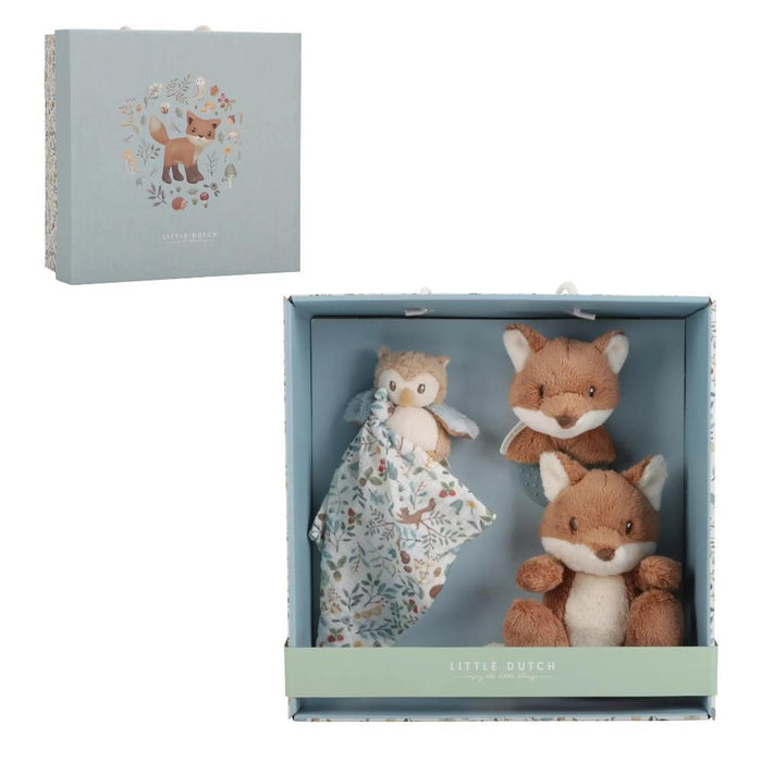 Gift Box Raposa com 3 Peças Little Dutch Forest Friends