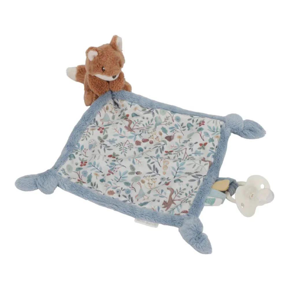 Little Dutch Forest Friends Fox Comforter with Pacifier Clip