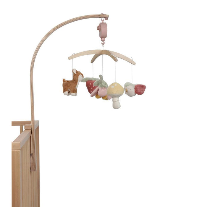 Móvil musical de madera Fairy Garden