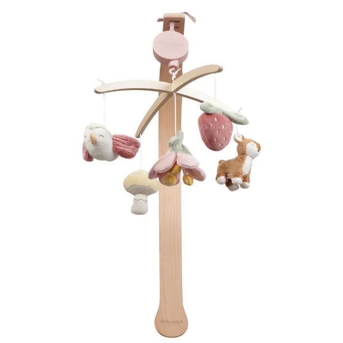 Móvil musical de madera Fairy Garden