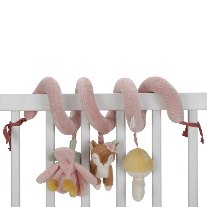 Espiral de actividad del jardín de hadas rosa