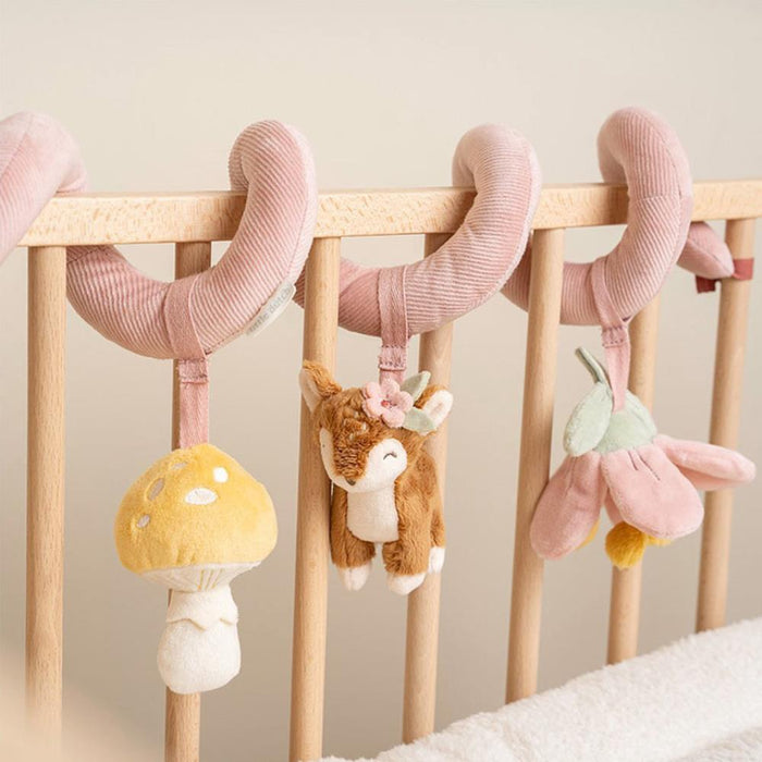 Espiral de actividad del jardín de hadas rosa