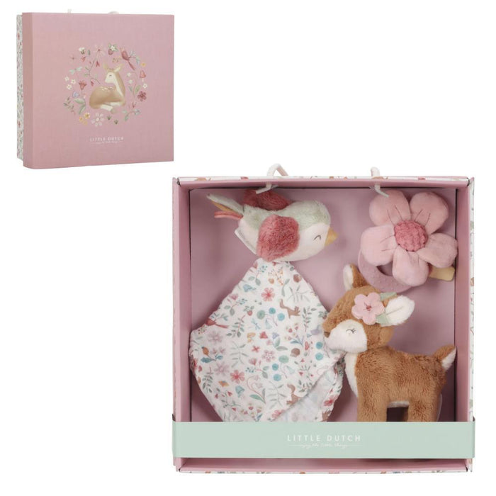 Gift Box Little Dutch Veado com 3 Peças Fairy Garden