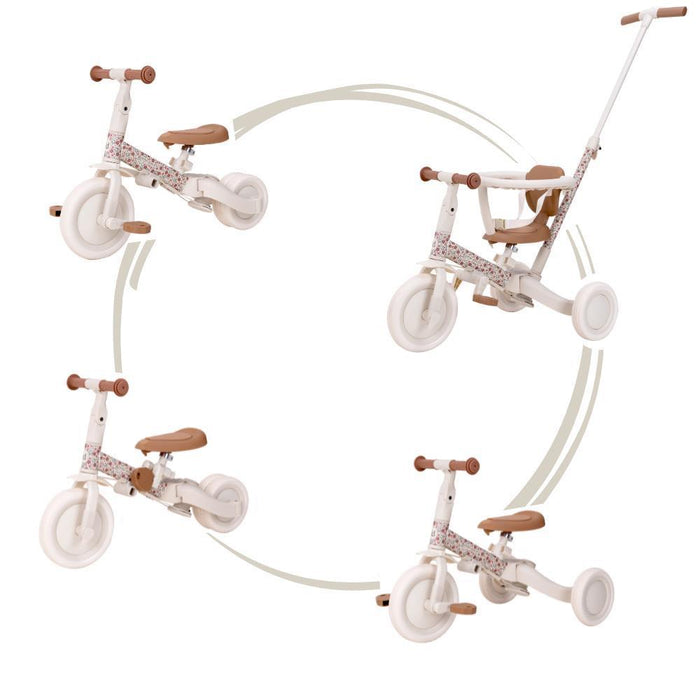 Triciclo Evolutivo 4 em 1 Little Dutch Sunny Flower