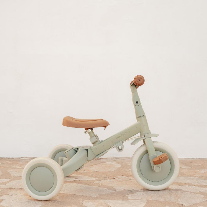 Triciclo Evolutivo 4 em 1 Little Dutch Green