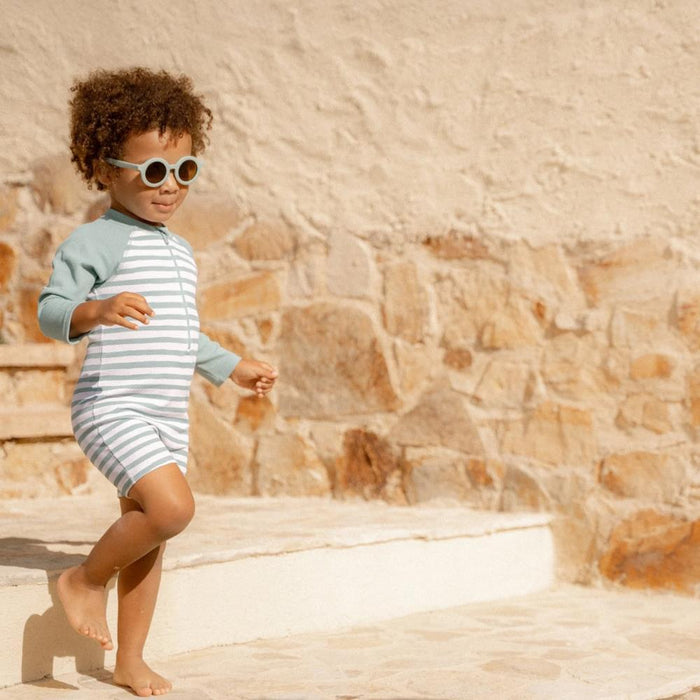 Óculos de Sol de Criança Little Dutch Round Sea Green