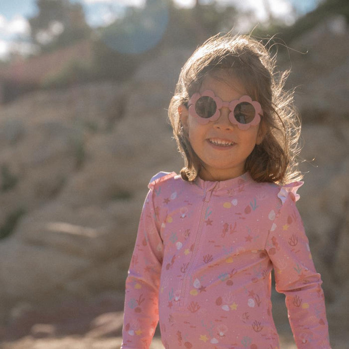 Óculos de Sol de Criança Little Dutch Flower Pink