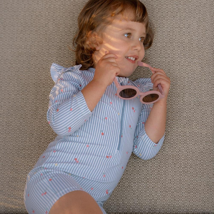 Óculos de Sol de Criança Little Dutch Round Light Pink