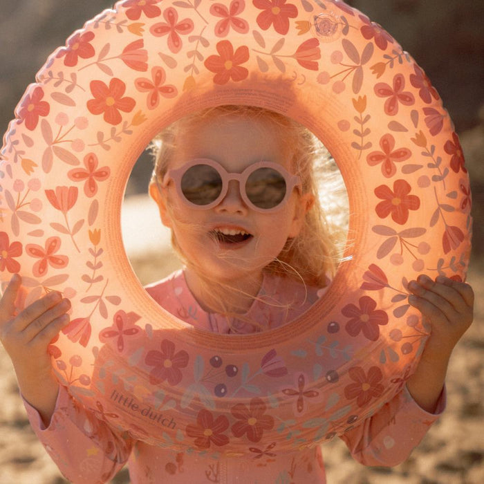 Óculos de Sol de Criança Little Dutch Round Light Pink